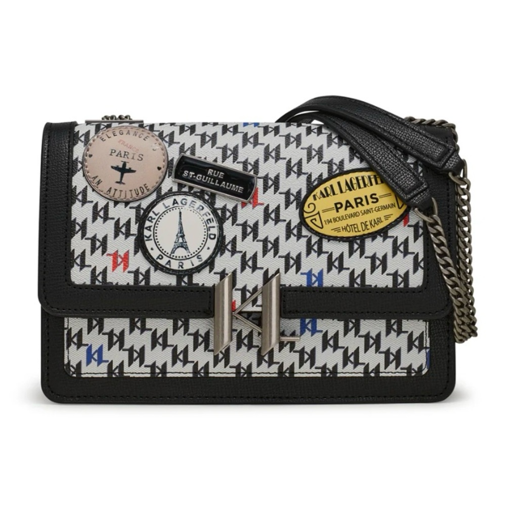 ⭐️NEW⭐️Karl Lagerfeld Paris Corrine Small Shoulder Bag, Paris Monogram